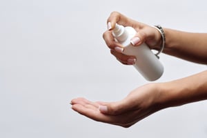 spray on hand